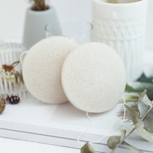 Load image into Gallery viewer, Big Round Konjac Sponge x 2