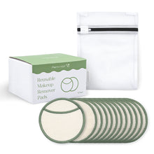Load image into Gallery viewer, Reusable Makeup Remover Pads x 12 + Laundry Bag x 1