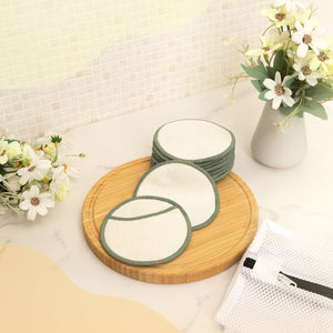 Reusable Makeup Remover Pads x 12 + Laundry Bag x 1